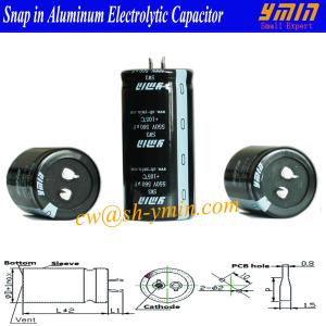  550V 560uF Capacitor 105C 6000 Hours Snap in Aluminum Electrolytic Capacitor for Air Conditioners and Power Inverters Manufactures