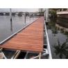 Buy cheap Floating dock with aluminum frame decking Foam-Filled Floating pontoons Hdpe from wholesalers