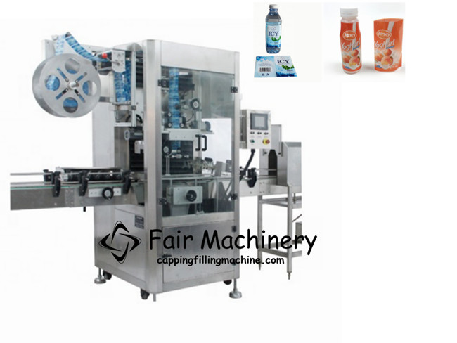  0.6mpa 150PCS/min Sticker Labeling Machine Automatic Shrink Sleeve Label 3KW Manufactures