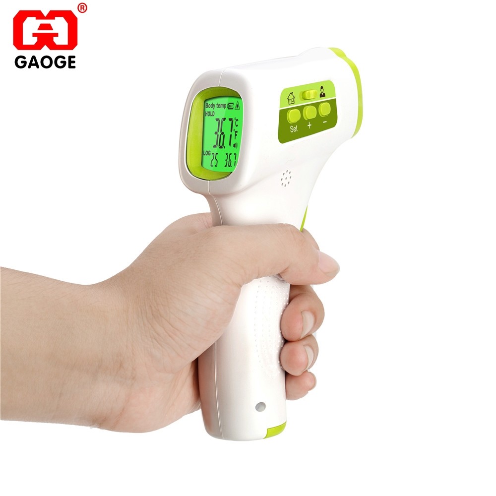  Fever Detect Indicator Non-Contact Digital Laser Infrared Smart Thermometer Temperature Gun Manufactures