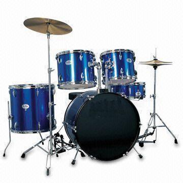 6-ply Shell PVC Cover Drum Set with Stool, Cymbals, Hi-hat, Snare/Cymbal Stand and Pedal Manufactures