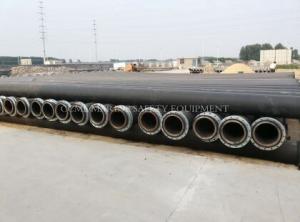  HDPE dredging pipe and dredging plastic pipe with MDPE float buoy or plastic pontoon Manufactures