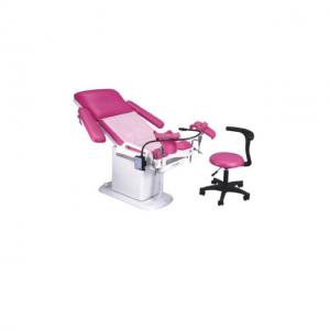  Hospital Pink Electric Gynaec Examination Table Obstetric tableDelivery Bed With Lamp Manufactures