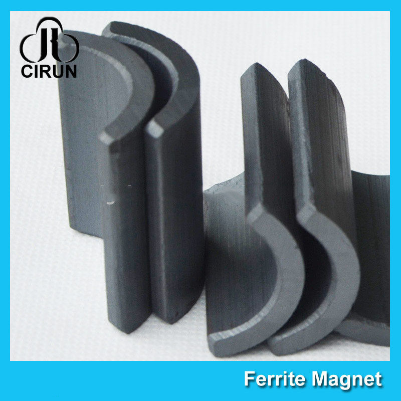  Y30 Grade Permanent Ferrite Arc Magnet For DC Motor Multipurpose Use Manufactures
