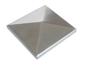  40x40 3 5/8 X 3 5/8 2 X 2 Fence Post Caps Galvanized White Steel Pyramid Coverall Manufactures