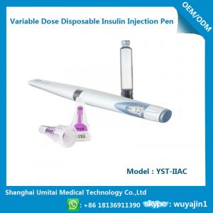  Eco Friendly Multi Dose Disposable Insulin Pens 3mL / 1.5ml Cartridge Adjustable Manufactures
