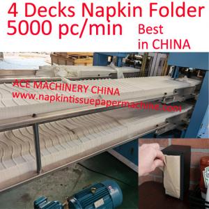  Napkin Paper Machine For Kimberly-Clark Scott Tall Fold Napkin 6" X 13" 5000 Piece Per Minute Manufactures