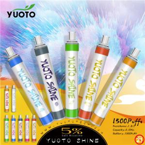  1500 Puffsled Peach Ice Disposable Electronic Vaping Device Multiple Flavors Manufactures