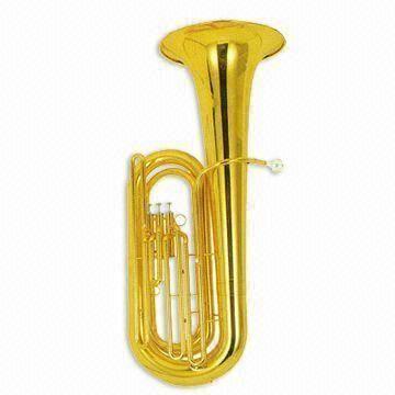  Tuba 3 Piston with Gold Lacquer Finish and Bb Tone Manufactures