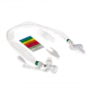  PVC Medical Closed Suction System (Y-Piece) 24H Tracheostomy 14Fr 300mm for airway management Manufactures