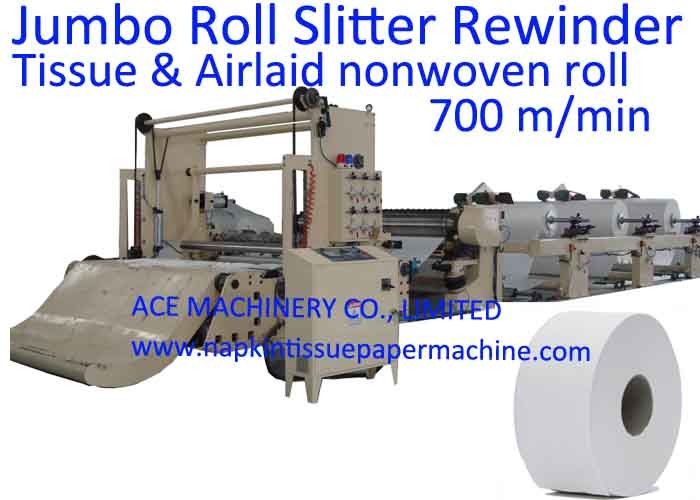  Fully Automatic 2000mm Jumbo Roll Tissue Machine For Paper Mill Manufactures