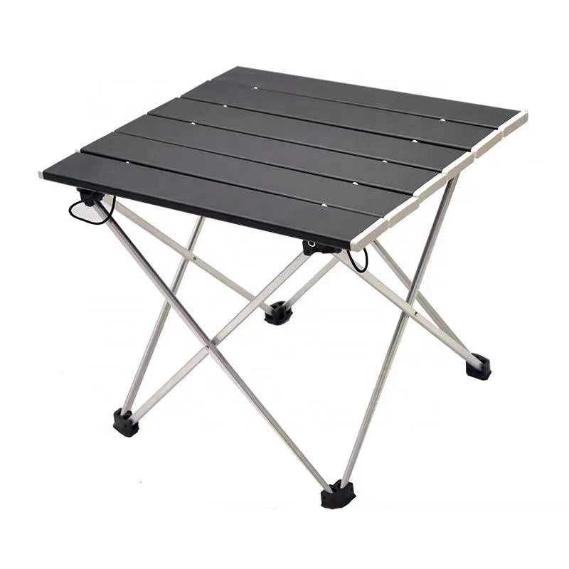  Compact Aluminum Folding Roll Up Camping Table With Carry Bag Manufactures
