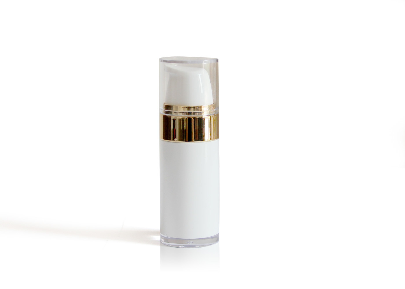  Reusable Foundation Pump Bottle / Facial Care White Airless Pump Bottle Manufactures