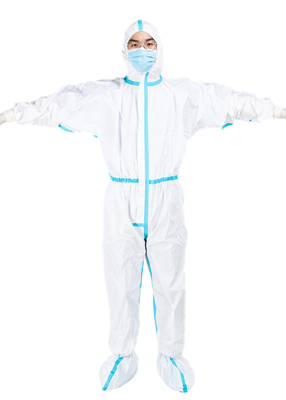  Anti Bacteria Disposable Isolation Protective Clothing CE Approved Manufactures