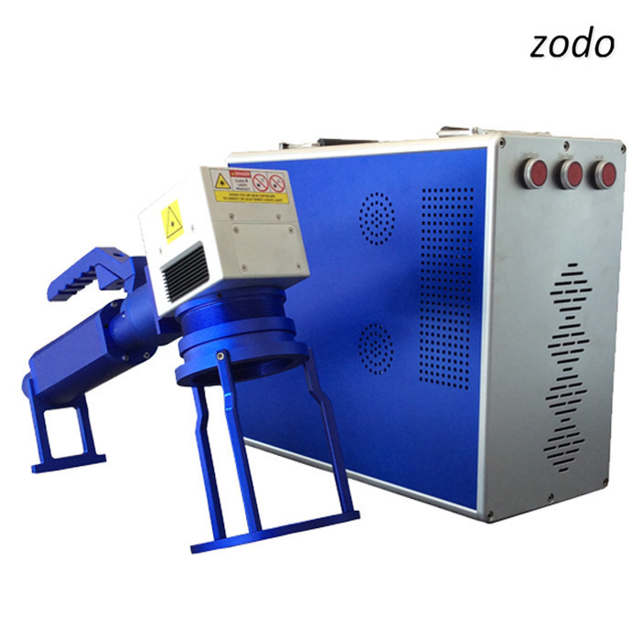  20W 30W Handheld portable fiber laser metal marking machine used for aluminum gold silver brass engraving Manufactures