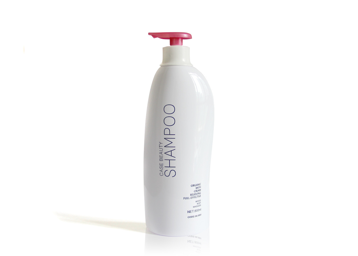  800ml Amazing Empty Plastic Shampoo Bottles Streamlined Shape Design Manufactures