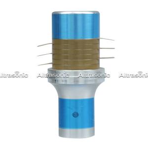  20K 1500W High Frequency Ultrasonic Transducer Plastic Welding 50mm Ceramic Diameter Manufactures