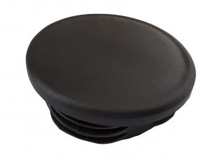  3.5 Inch 4 Inch  Round Plastic Post Cap 50x50  Black Manufactures