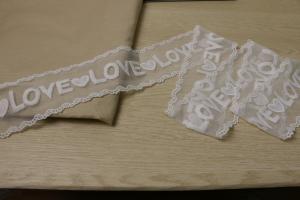  white Guipure Lace Trim By The Yard Wave Shaped Tulle Lace double edged 7.5CM Manufactures