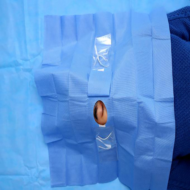  Medical Disposable Surgical Drapes Sterile Surgical Ophthalmic Drape CE Certificate Manufactures