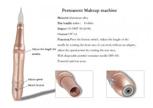  Gloden Patable Permanent Makeup Machine Needle Cartridge Pen 110-240V 50 / 60Hz Manufactures