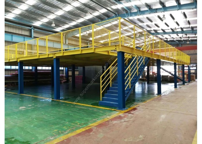  Warehouse Storage Mezzanine Rack  And Platform Anti-rust Steel Shelf Manufactures