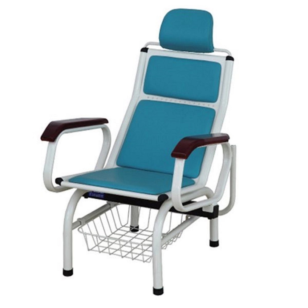  Head Rest Medical Infusion Chair With Sundries Basket ISO And CE Certificate Manufactures
