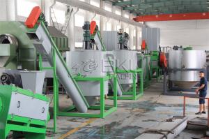  SS304 20mm PET Recycling Line 500KG H Crush Pet Flakes Washing Line Manufactures