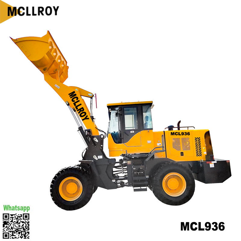 Buy cheap MCL936 Front End Wheel Loader Rate Load 1800kg Dump Supercharged Air Brake from wholesalers