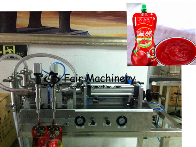 Buy cheap 40B/Min 50ml Ketchup Filling Machine For Sauce Bottle Wine Water SS316 from wholesalers