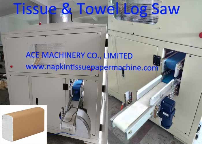  Single Lane Interfold Dispenser Napkin Log Saw Cutting Machine Manufactures