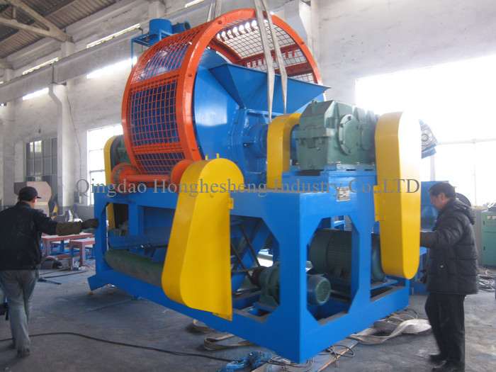  Automatic Used Tire Recycling Machine / Tire Scrap Cutting Equipment Manufactures
