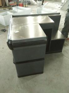  Anti Corrosion Supermarket Metal Cash Table Used Grocery Store , Powder Coated Manufactures