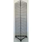  Three Sides Triangle Grocery Store Display Racks For Supmarket Metal Gridwall Manufactures