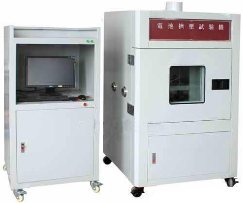  Vertical Extrusion Battery Crush Nail Penetration Testing Equipment 1~20KN Computer Control Manufactures