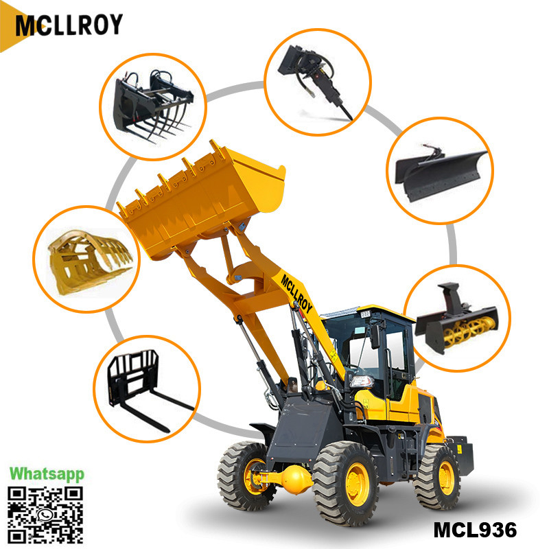  Compact Articulated Mini Loader Mcl936 Zl936 Rate Load 1800kg Dump Height 3.5m Manufactures