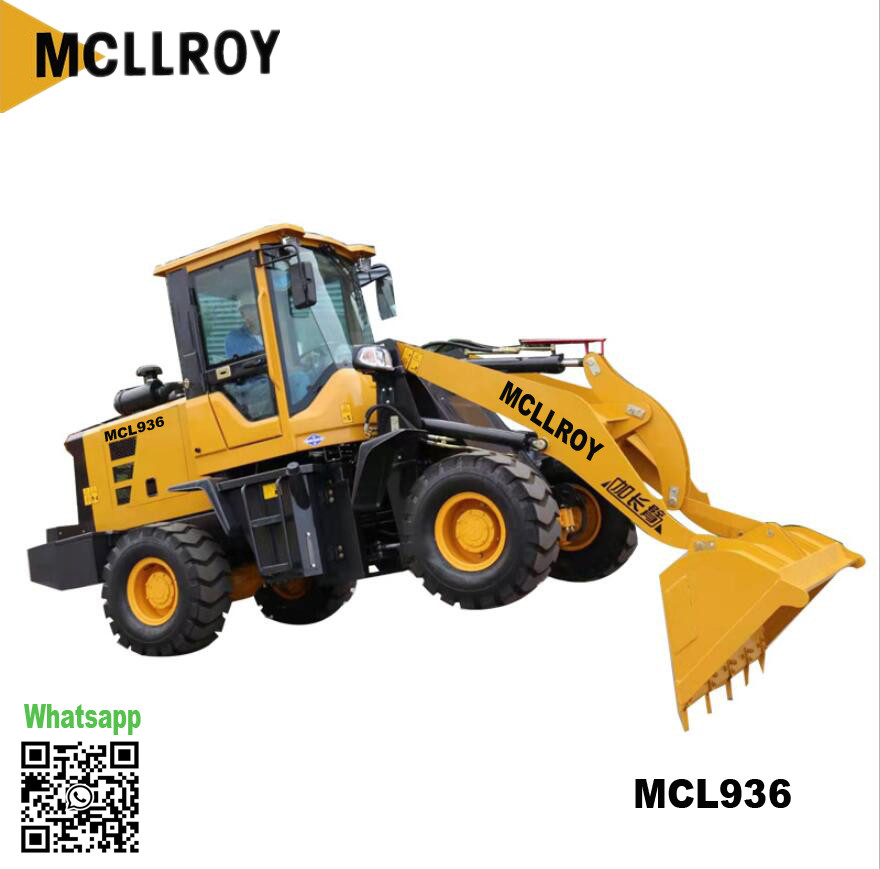  Hydraulic Mini Front Wheel Loader MCL936 ZL936 YN4100 Supercharged 65kw 2400rpm Manufactures