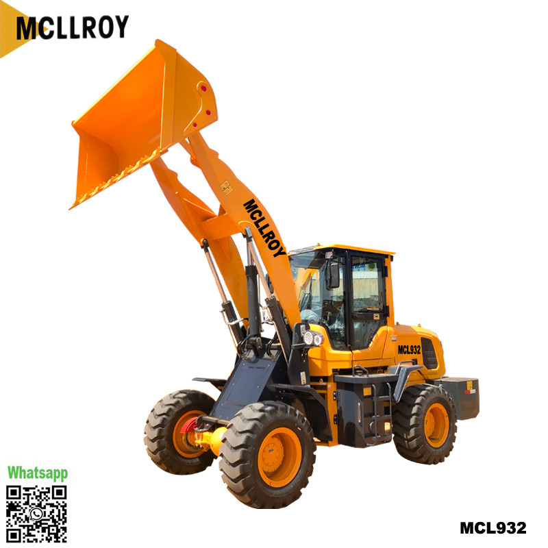  58kw Small Wheel Loader Mcl932 Rate Load 1800kg Dump 3.2m YUNNEI 490 Manufactures