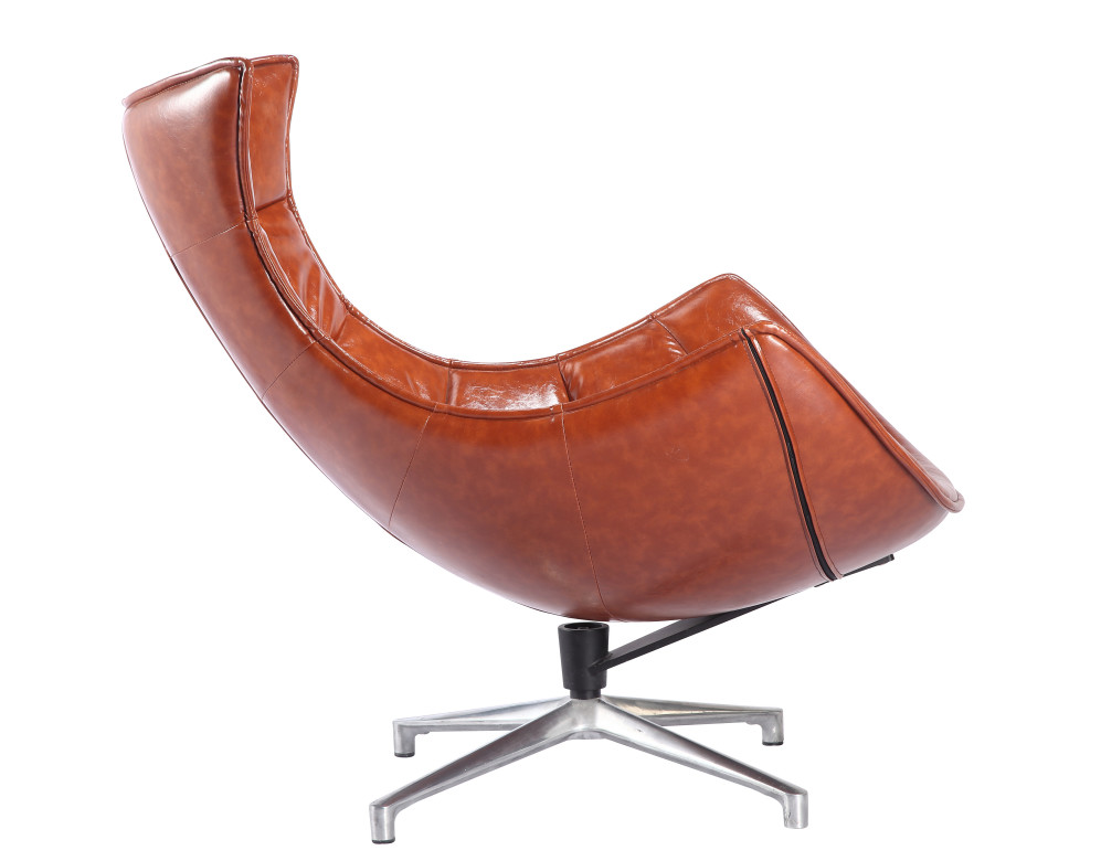  Rotating Lobster Leather Swivel Lounge Chair 100*100*120cm Various Colors Manufactures