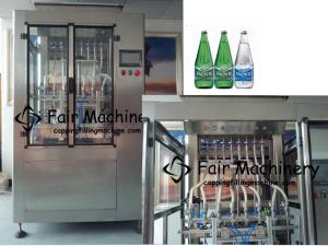  2KW SS304 Mineral Water Bottle Filling Machine , 16BPM Beer Can Filling Machine 8 Heads Manufactures