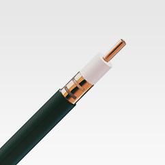  Copper Tube Radiating Cable For Tunnels, Coupling 1-1/4 Inches  Leaky Feeder Cable With PE Jacket Manufactures