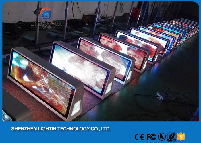 Quality Outdoor Double Side Taxi Top LED Display 3G WIFI Taxi Advertising Light Box for sale
