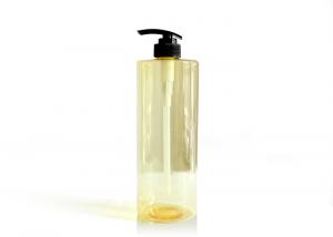  Yellow Empty Shower Gel Bottles , Family Bathroom Beauty Product Bottles Manufactures