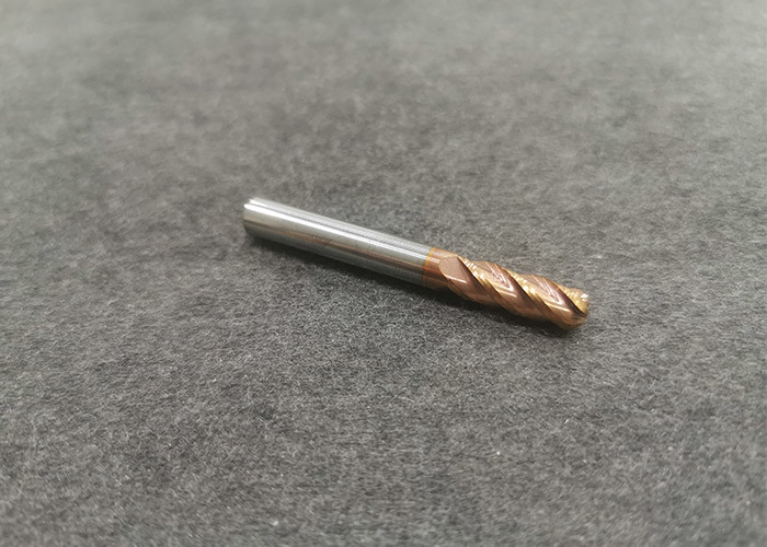  HRC55 4 Flute Ball Tungsten Carbide End Mill Router Bit Alloy Coating Grinding Tools Manufactures