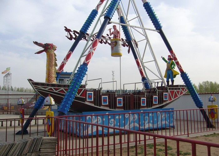  Outdoor Playground Pirate Boat Ride , 60 Degree Pirate Ship Carnival Ride Manufactures