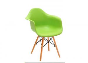  Colorful Wooden Leg Dining Chair Slip Resistant With Waterfall Seat Design Manufactures