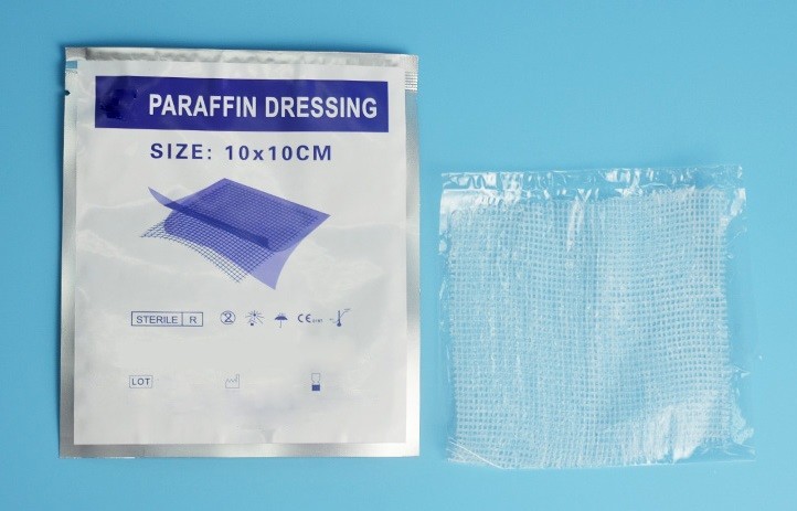  Soft Sterile Paraffin Gauze Dressing , Surgery Wound Care Vaseline Gauze Pad Manufactures