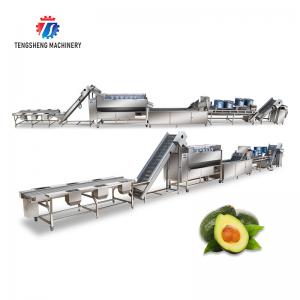  380V Fruit And Vegetable Processing Line Sweet Potato Picking Hair Roller Bubble Cleaning Drying Cutting Machine Manufactures