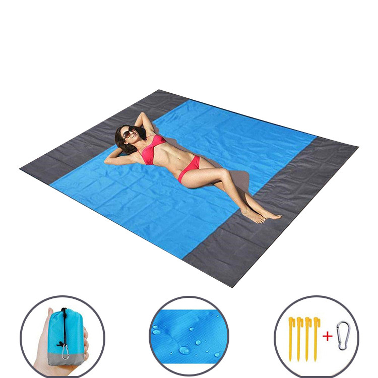  Reversible Oversized Sand Proof Beach Mat For 4 9 Adults Traveling Manufactures