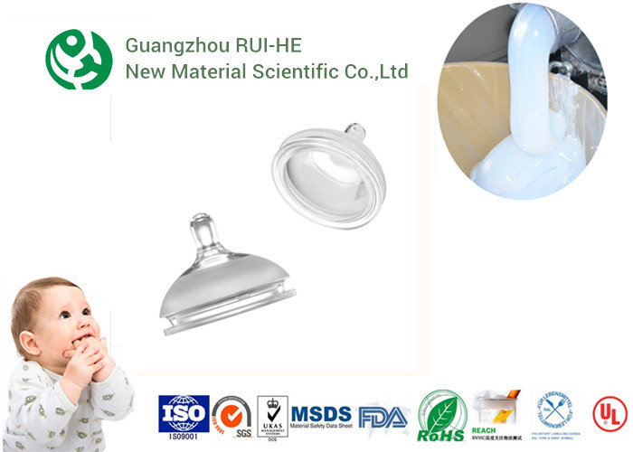  ISO Nipple Liquid Silicone Rubber Food Grade RH5350 - 70 High Transparency for Baby Supplies Manufactures